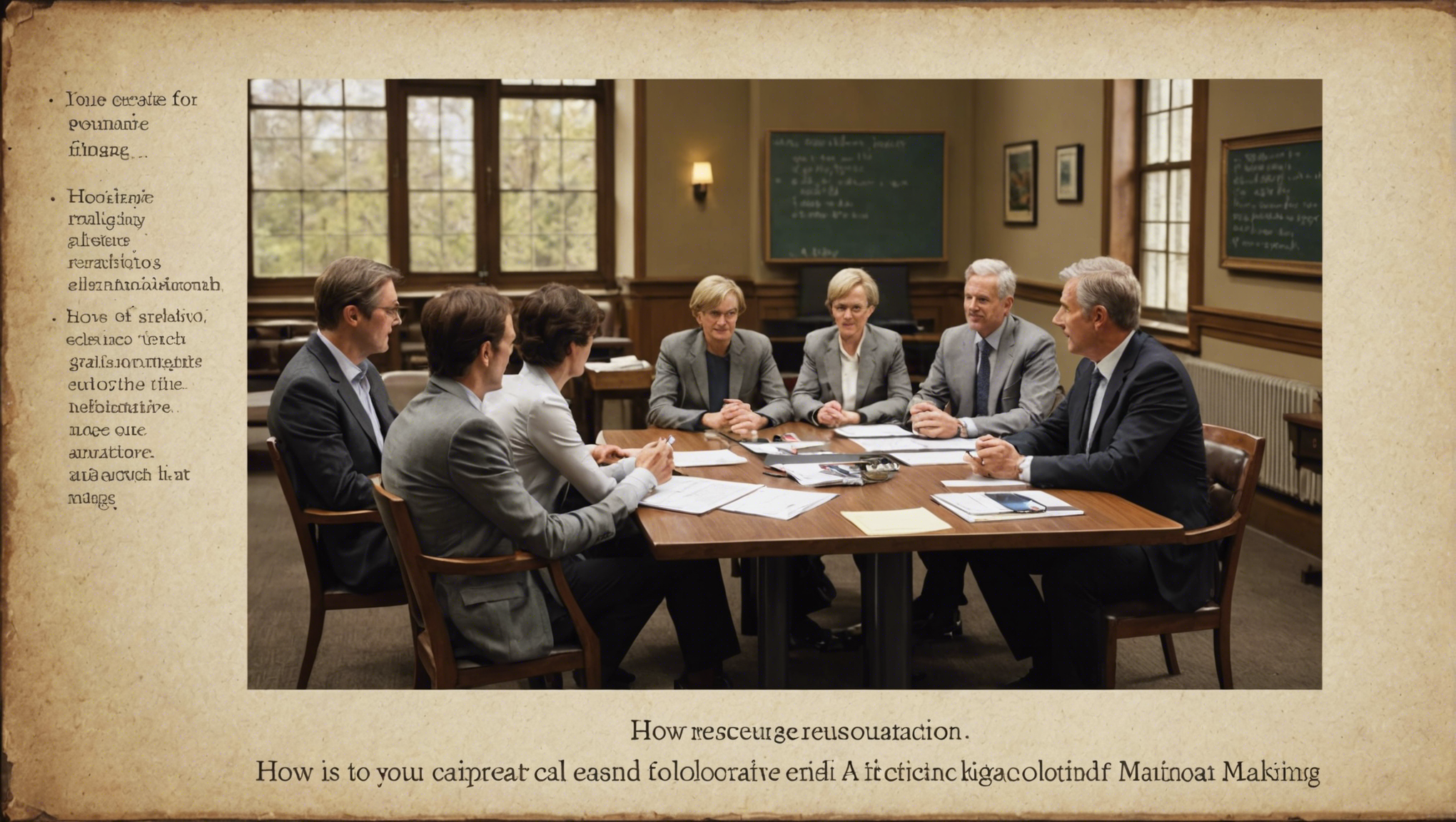 descubre cómo se lleva a cabo la asignación de recursos y la toma de decisiones colaborativas en este artículo.